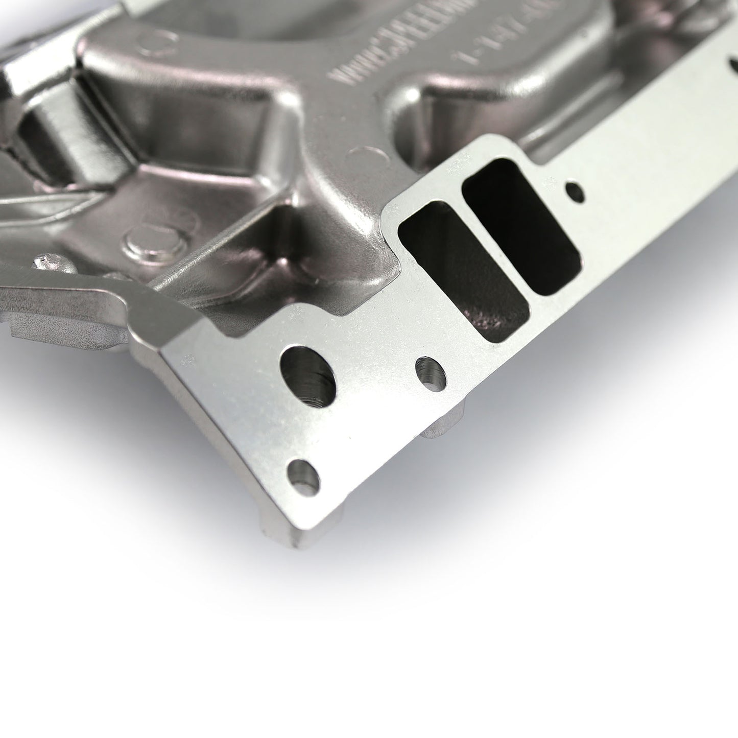 Colector de admisión de aluminio Vortec LowRise para Chevy SBC 350 [pulido]