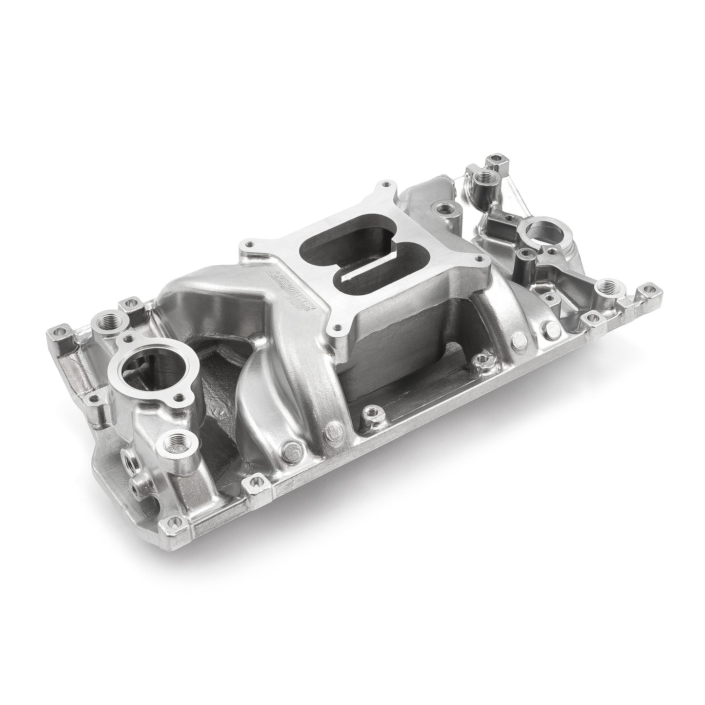 Colector de admisión de aluminio Vortec MidRise Air para Chevy SBC 350 [pulido]