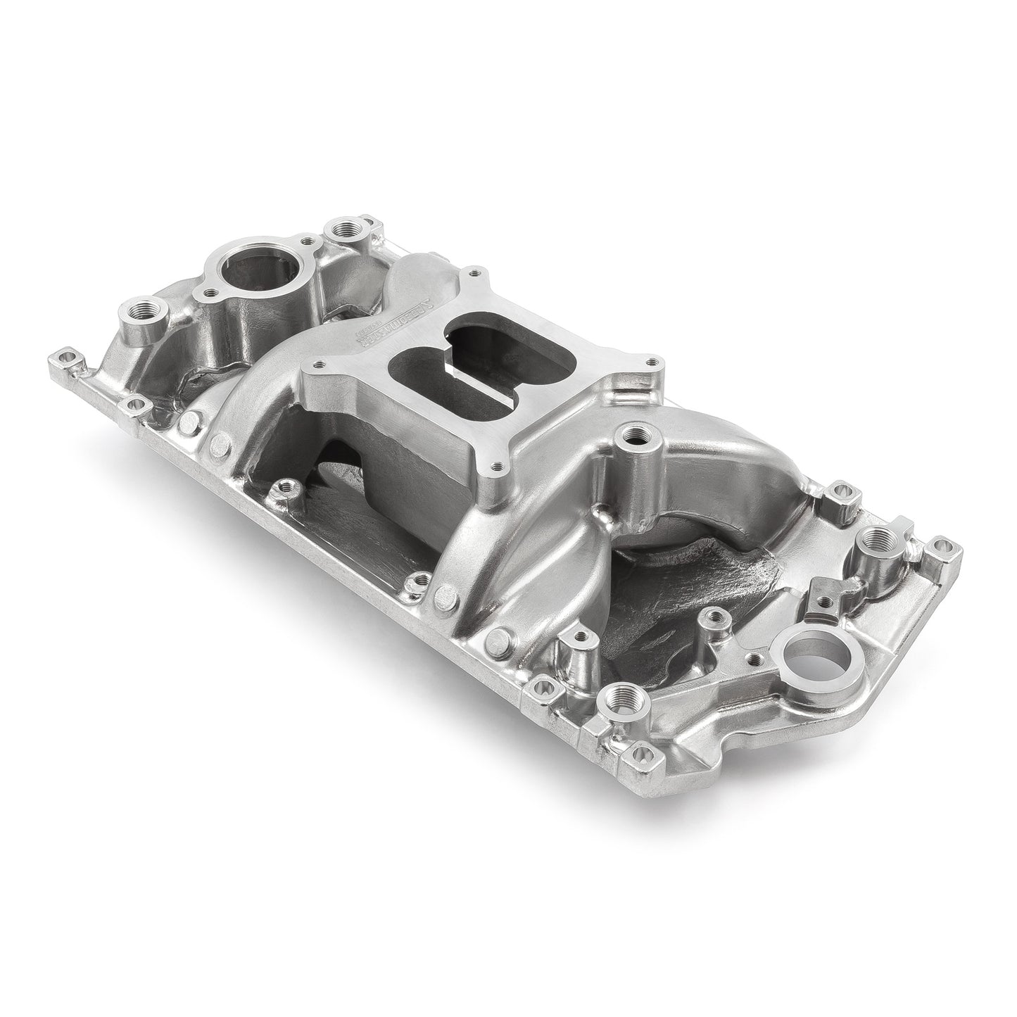 Colector de admisión de aluminio Vortec MidRise Air para Chevy SBC 350 [pulido]