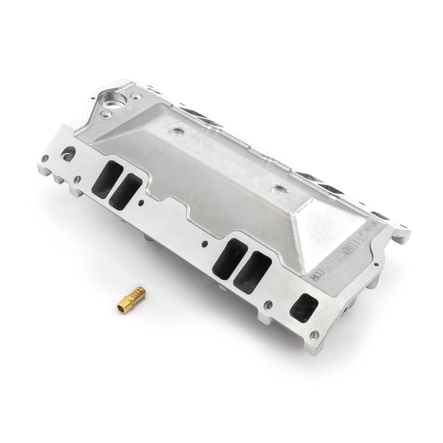 Colector de admisión de aluminio Vortec MidRise Air para Chevy SBC 350 [pulido]