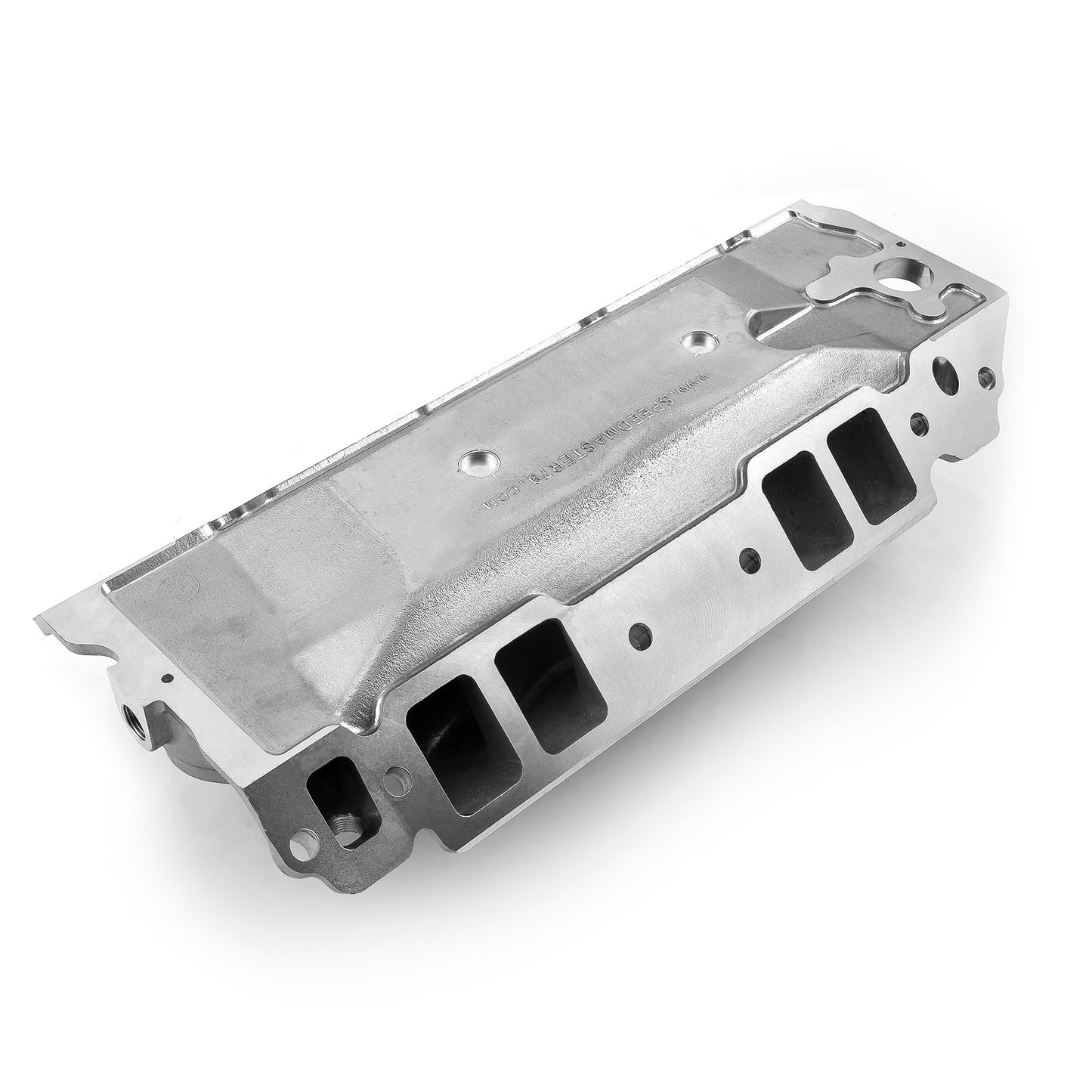 Colector de admisión de aluminio Chevy BBC 454 Rect Port HiRise [Pulido]