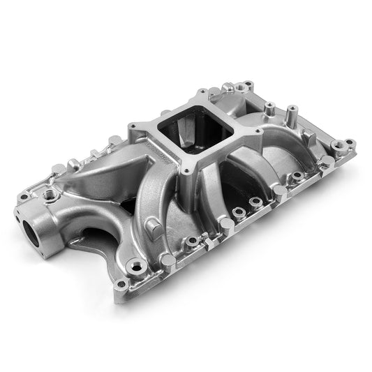 Colector de admisión de aluminio Ford 351W Windsor HiRise [pulido]