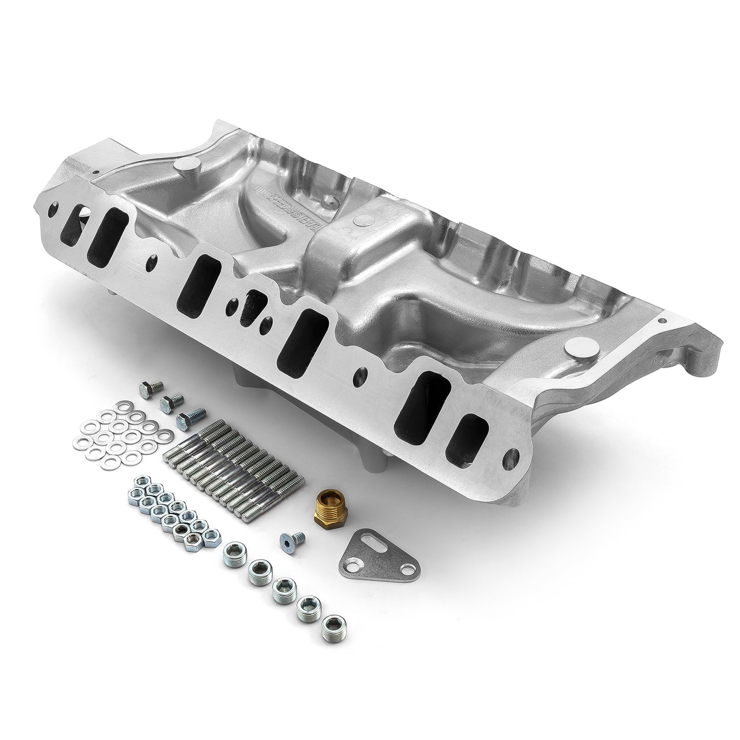Colector de admisión de aluminio de perfil bajo para Ford SB 260 289 302 Windsor [pulido]