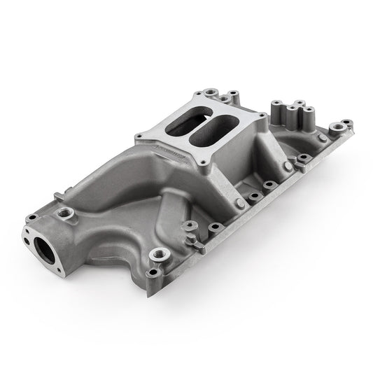 Ford 351W Windsor LowRise Aluminum Intake Manifold [Satin]