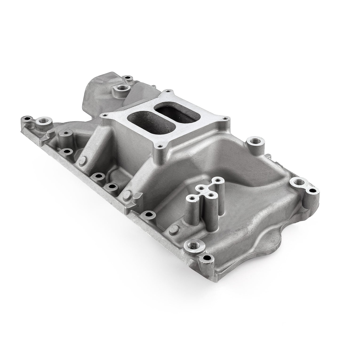 Ford 351W Windsor LowRise Aluminum Intake Manifold [Satin]