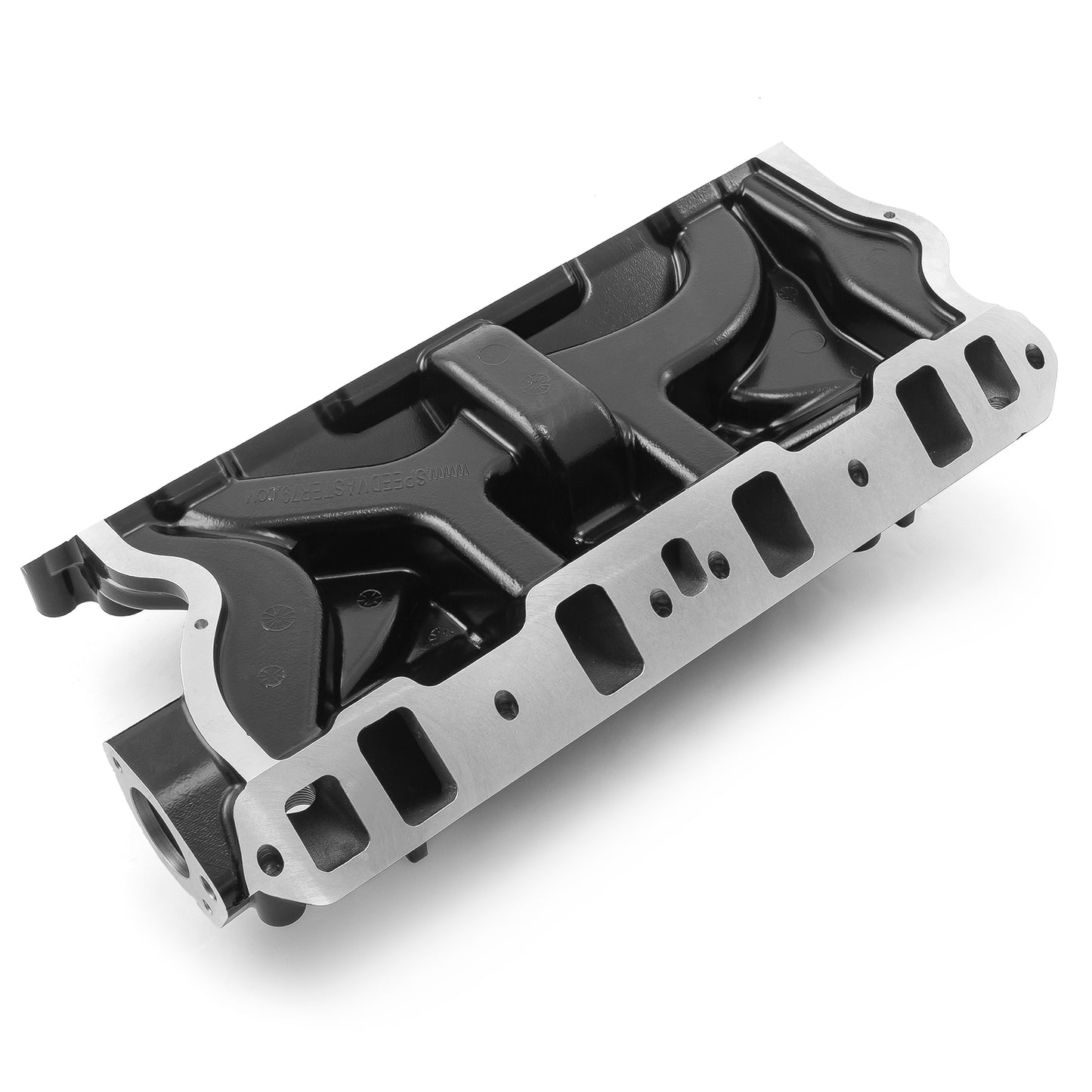 Ford 351W Windsor LowRise Aluminum Intake Manifold [Black]