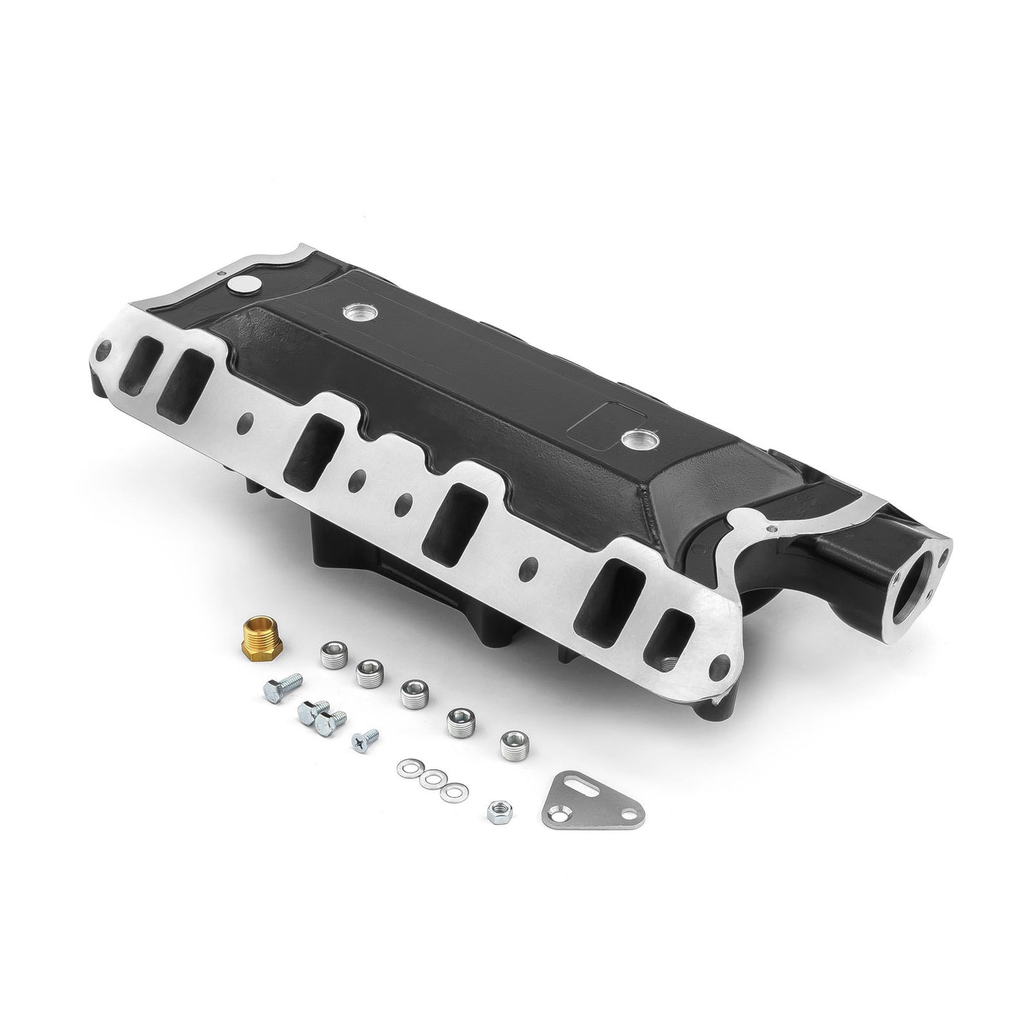 Ford SB 260 289 302 Windsor MidRise Air Aluminum Intake Manifold [Black]