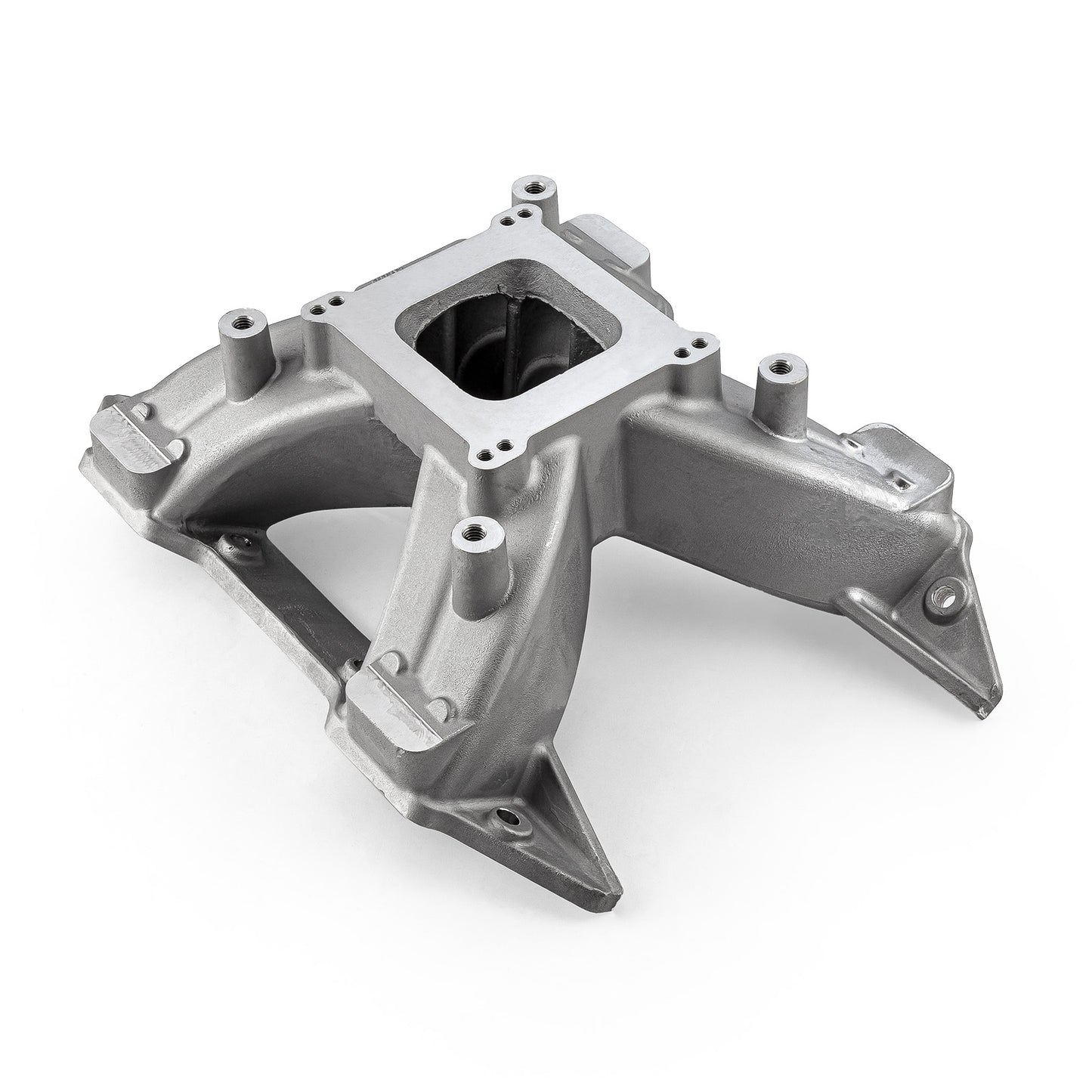 Colector de admisión de aluminio HiRise para Chrysler Mopar BB 413 426 440 [satinado]