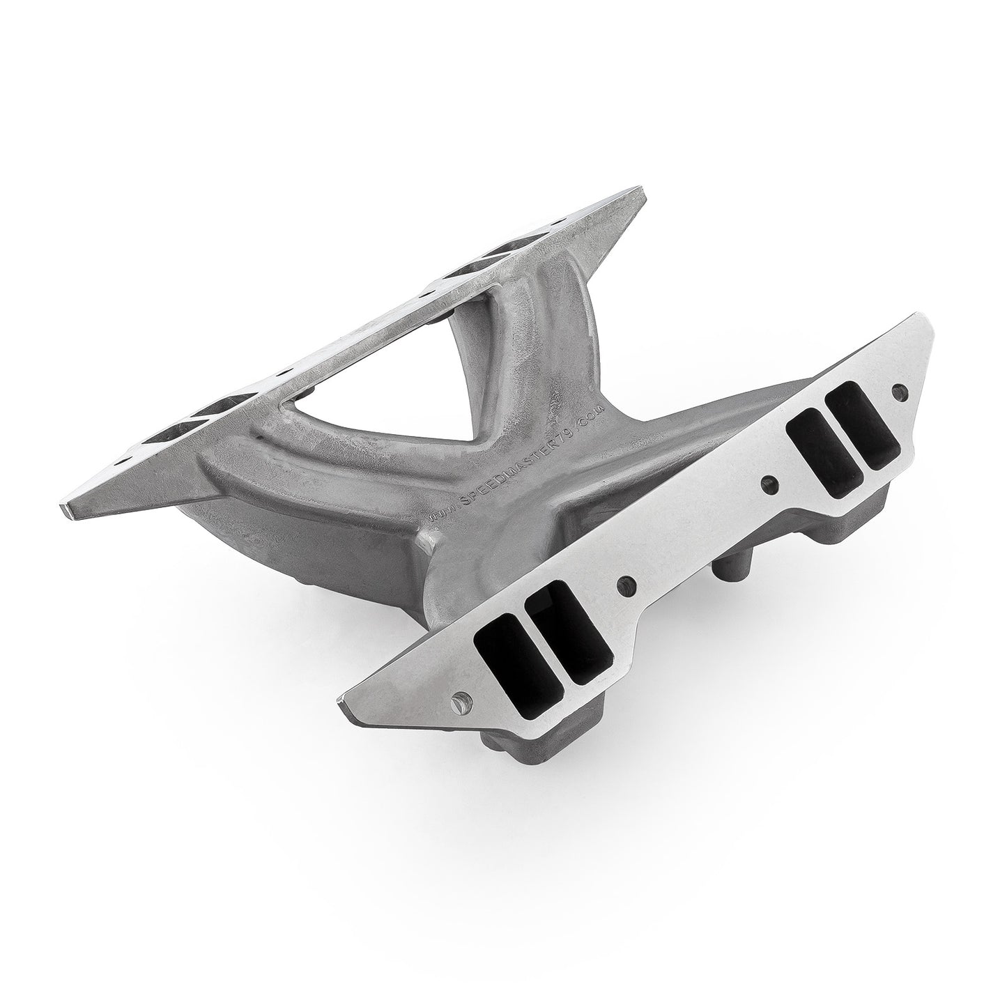 Colector de admisión de aluminio HiRise para Chrysler Mopar BB 413 426 440 [satinado]