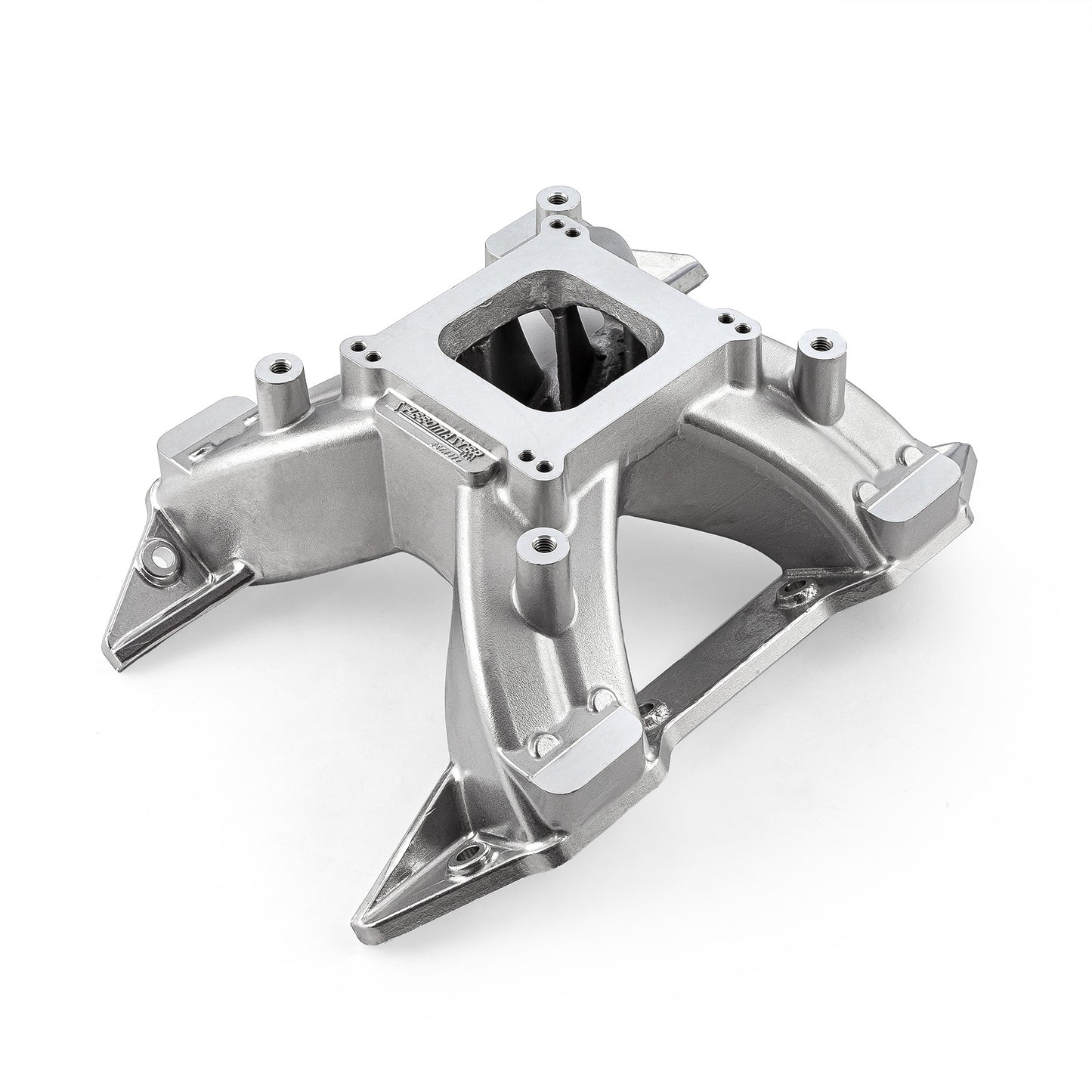 Colector de admisión de aluminio HiRise para Chrysler Mopar BB 413 426 440 [pulido]
