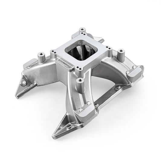 Colector de admisión de aluminio HiRise para Chrysler Mopar BB 413 426 440 [pulido]