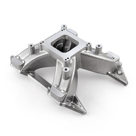 Colector de admisión de aluminio HiRise para Chrysler Mopar BB 413 426 440 [pulido]