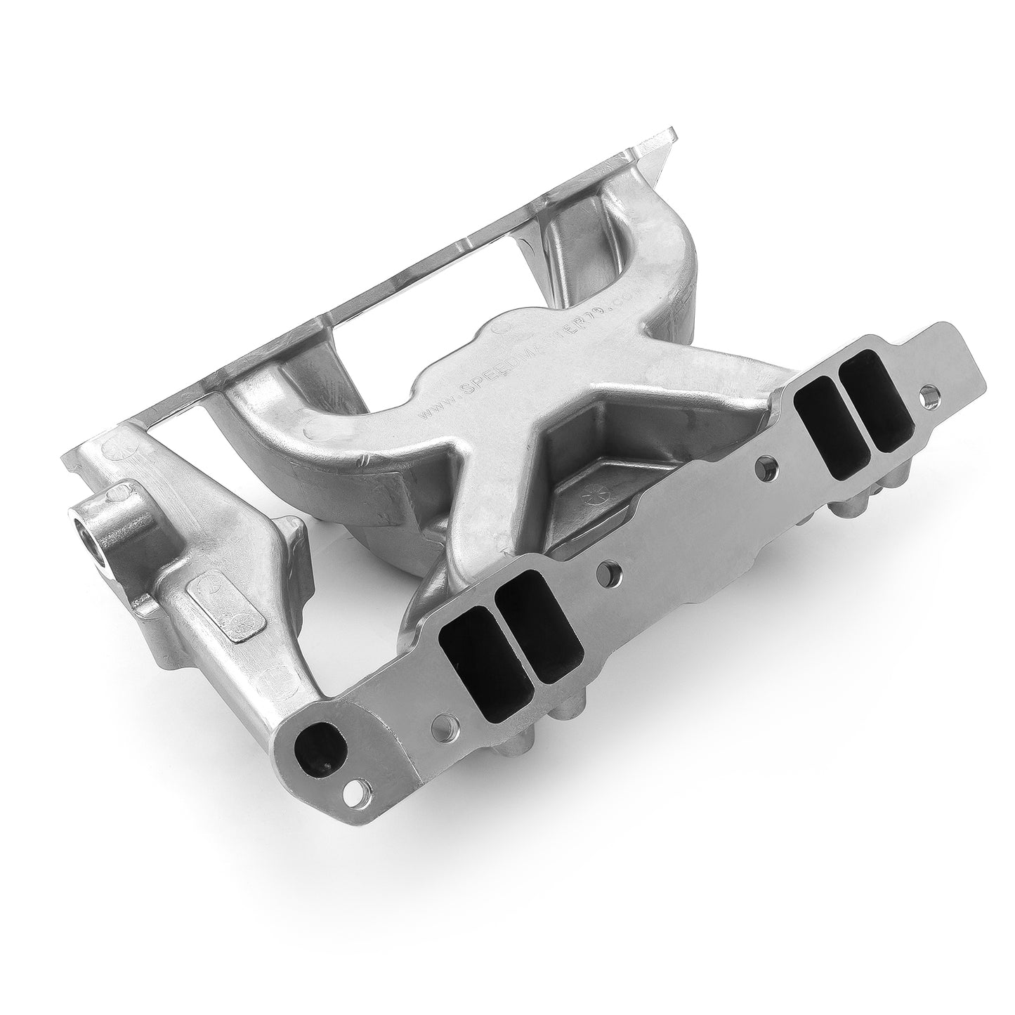 Pontiac 326 350 389 400 428 455 MidRise Air Aluminum Intake Manifold [Polished]
