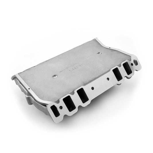 Oldsmobile 400 425 455 MidRise Air Aluminum Intake Manifold [Satin]