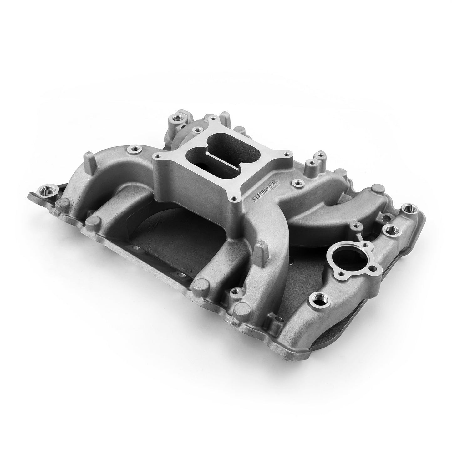 Oldsmobile 400 425 455 MidRise Air Aluminum Intake Manifold [Satin]