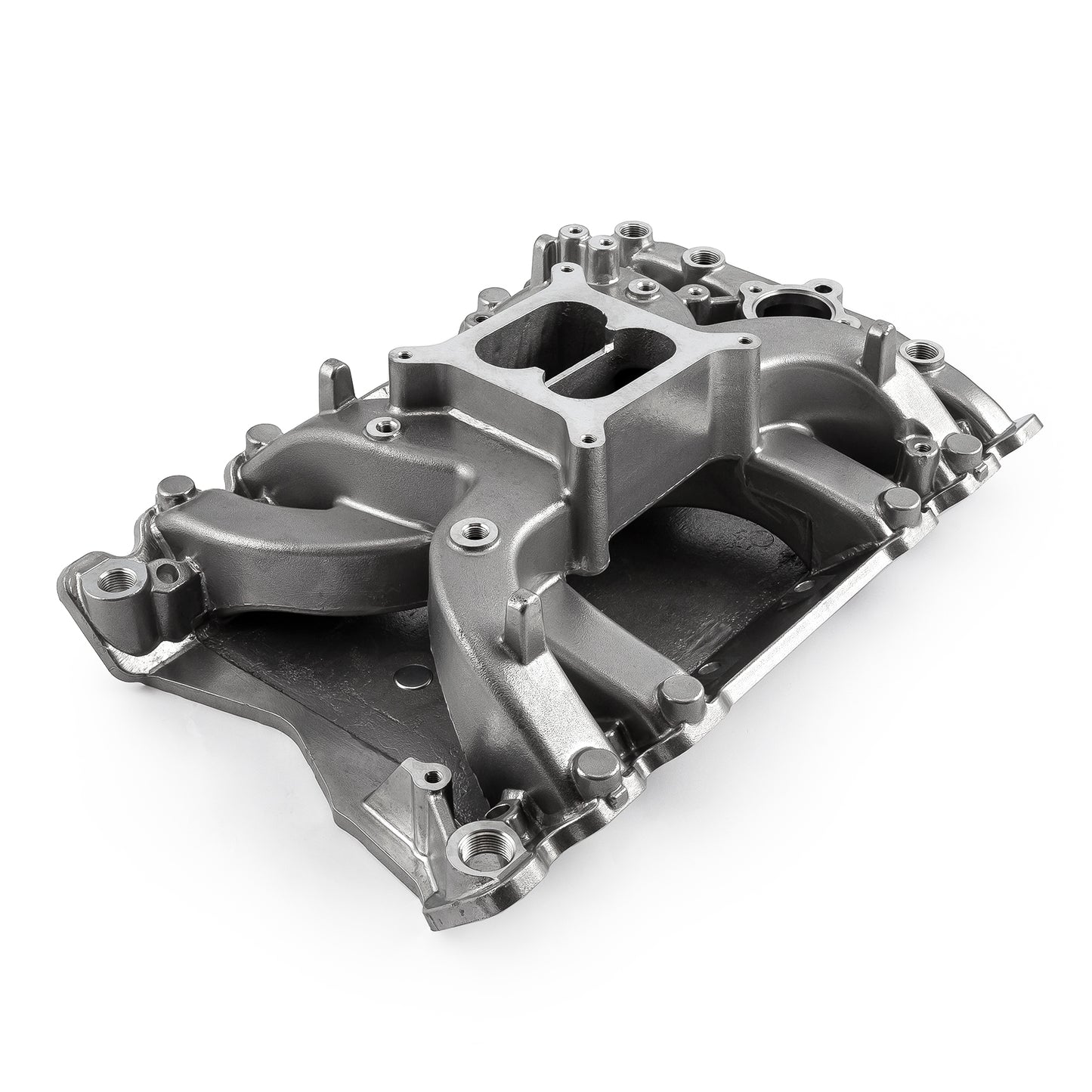 Oldsmobile 400 425 455 MidRise Air Aluminum Intake Manifold [Polished]