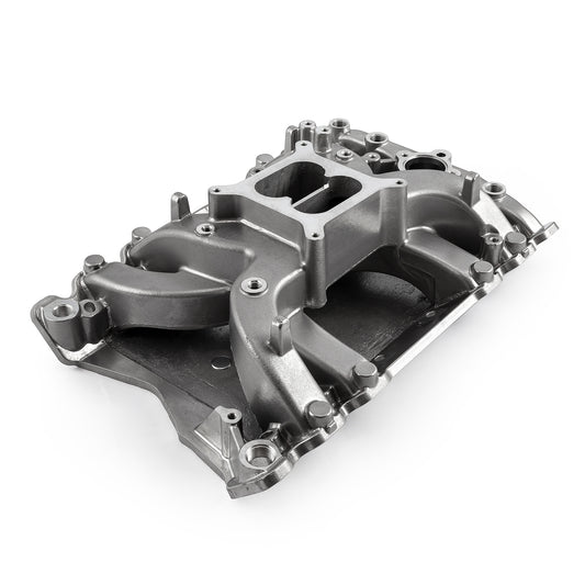Oldsmobile 400 425 455 MidRise Air Aluminum Intake Manifold [Polished]