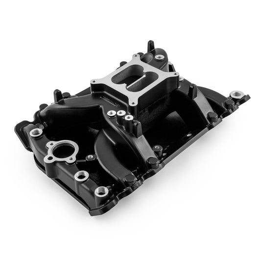 Oldsmobile 400 425 455 MID-AIR‚Ñ¢ MidRise Air Aluminum Intake Manifold [Black]