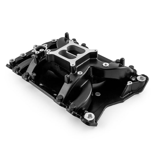 Oldsmobile 400 425 455 MID-AIR‚Ñ¢ MidRise Air Aluminum Intake Manifold [Black]