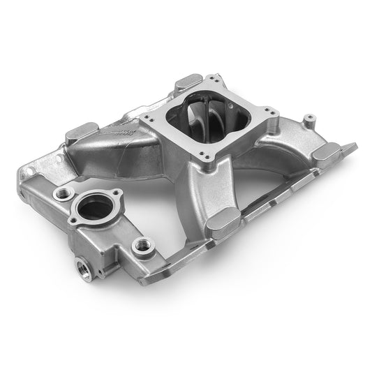 Pontiac 326 350 389 400 421 428 455 HiRise Aluminum Intake Manifold [Polished]