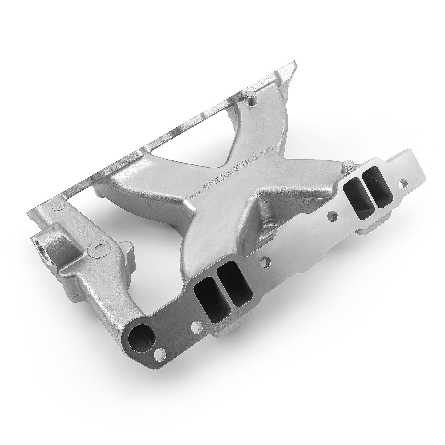 Pontiac 326 350 389 400 421 428 455 HiRise Aluminum Intake Manifold [Polished]