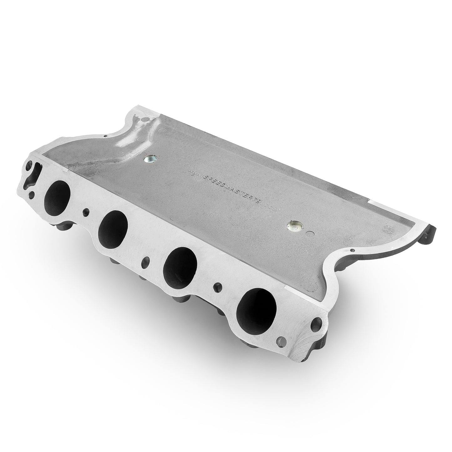 Colector de admisión de aluminio HiRise con puertos de inyección Ford 429, 460 y 4150 Cobra [satinado]