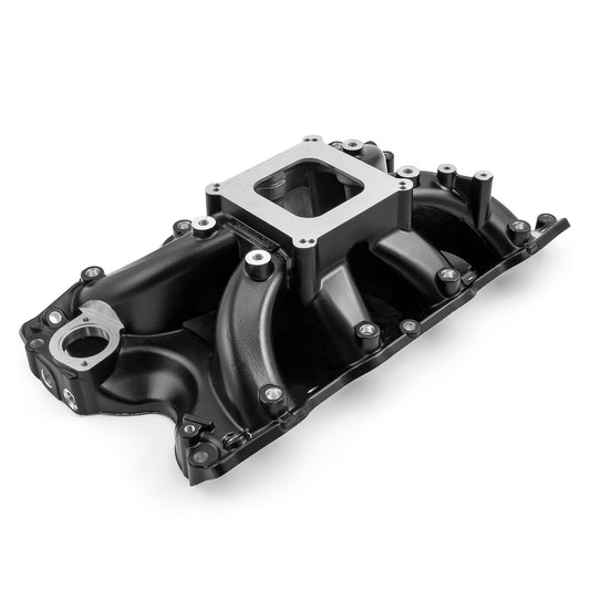 Ford 429 460 4150 Cobra Jet Ports HiRise Aluminum Intake Manifold [Black]