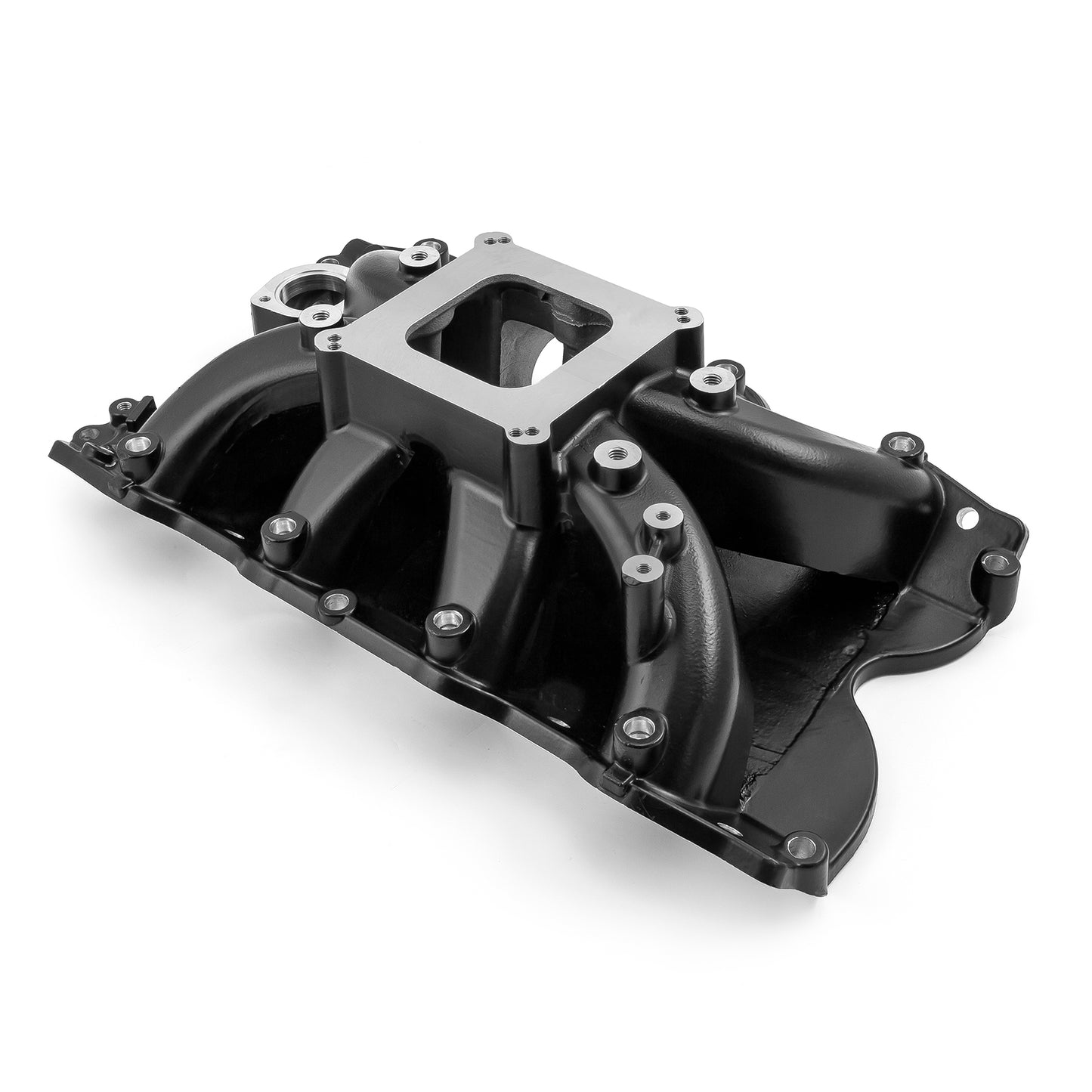 Ford 429 460 4150 Cobra Jet Ports HiRise Aluminum Intake Manifold [Black]