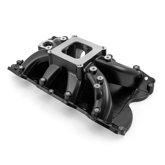 Ford 429 460 4150 Cobra Jet Ports HiRise Aluminum Intake Manifold [Black]