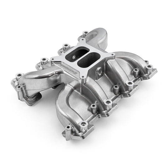 Colector de admisión de aluminio de doble plano 4150 MidRise Air para Chevy GM LS3 [pulido]