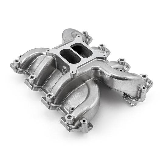 Colector de admisión de aluminio de doble plano 4150 MidRise Air para Chevy GM LS3 [pulido]