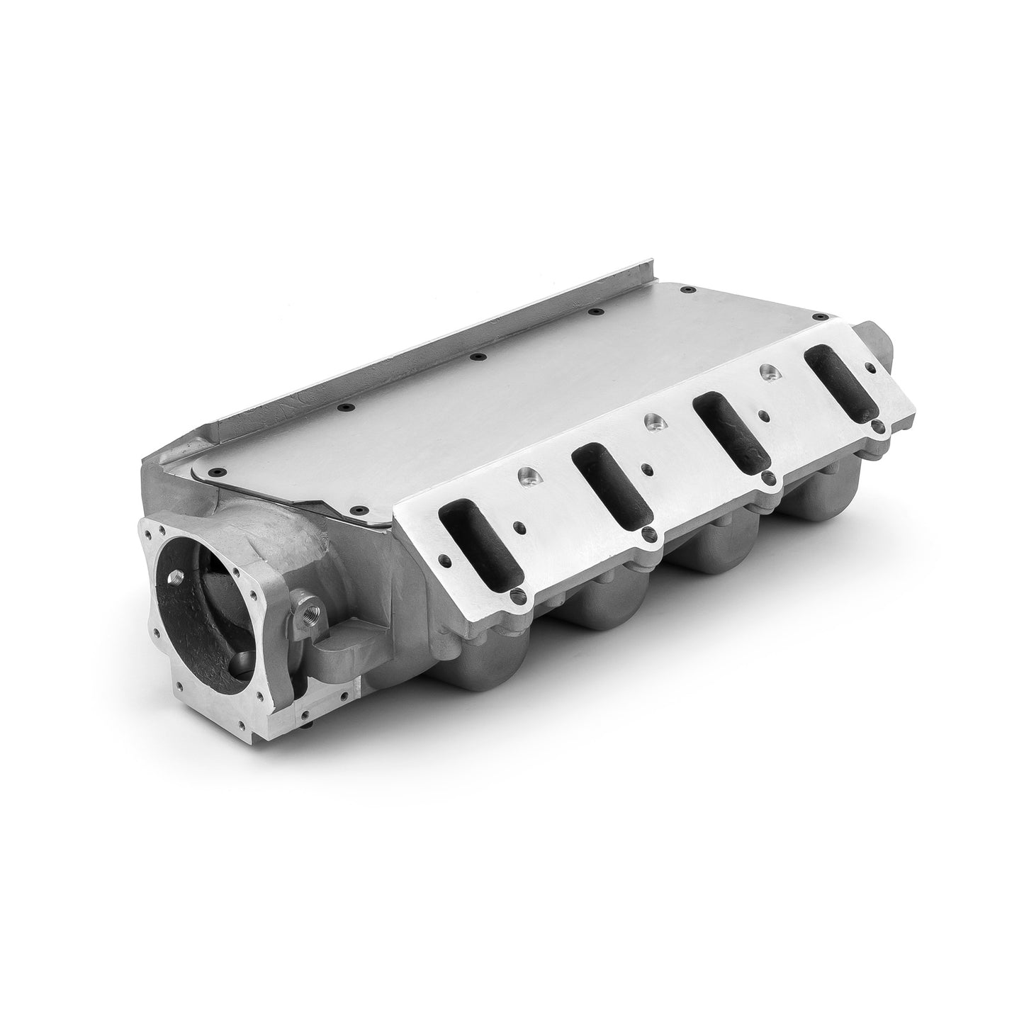 Colector de admisión de aire EFI de 102 mm y 4 pernos para Chevy LS1 LS2 LS6 [satinado]