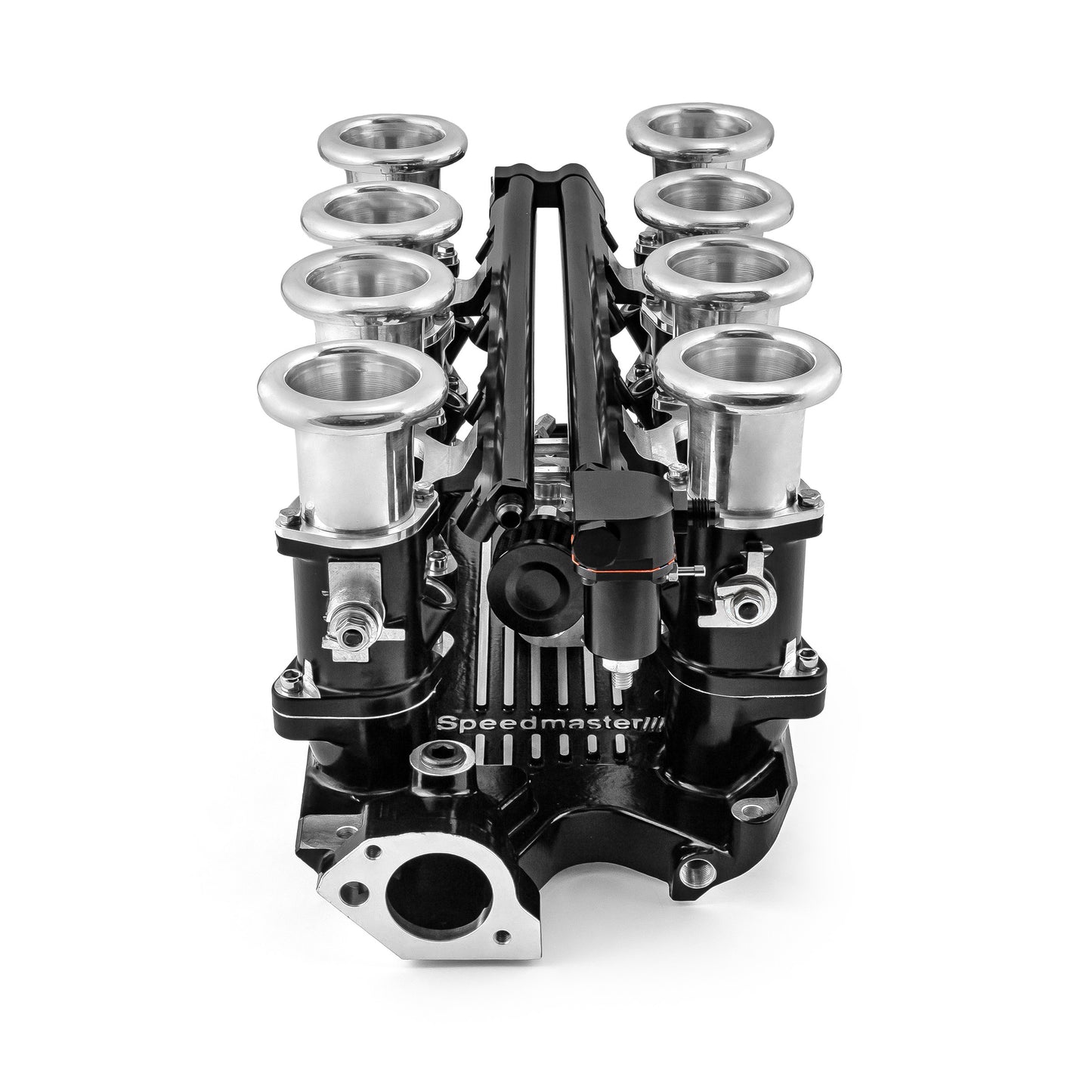 Ford SB 260 289 302W Downdraft + FiTech Ultra EFI Fuel Injection System [Black]