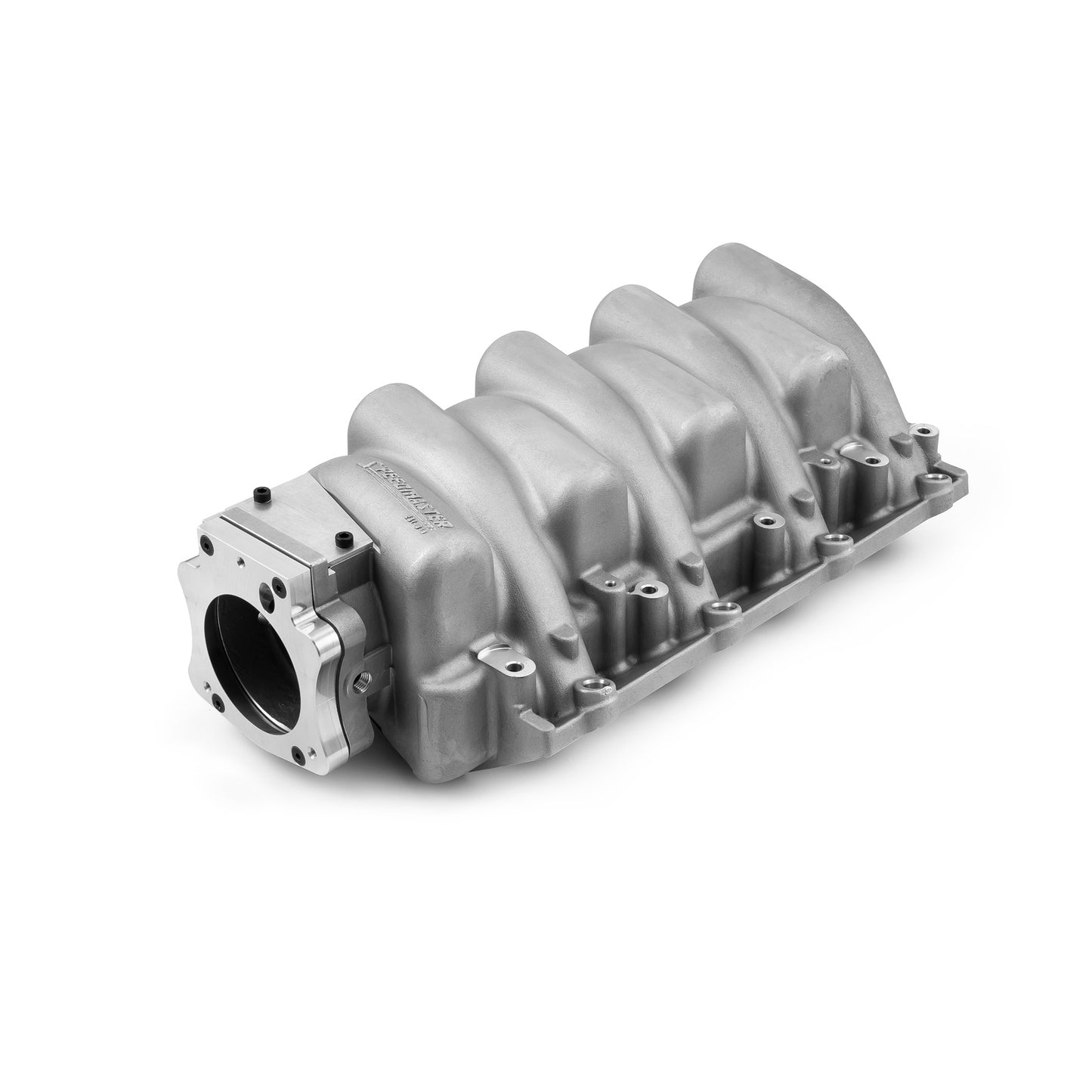 Colector de admisión de aire de 3 pernos y 85 mm para Chevy LS1 LS6 EFI (satinado)