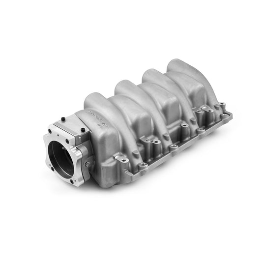 Colector de admisión de aire de 3 pernos y 96 mm para Chevy LS1 LS6 EFI (satinado)