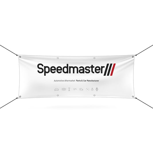 Banner corporativo Speedmaster de 120" x 48"