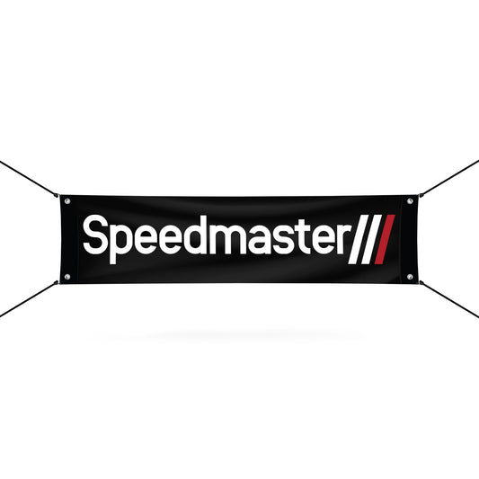 Banner pequeño del equipo Speedmaster (122 x 30 cm)