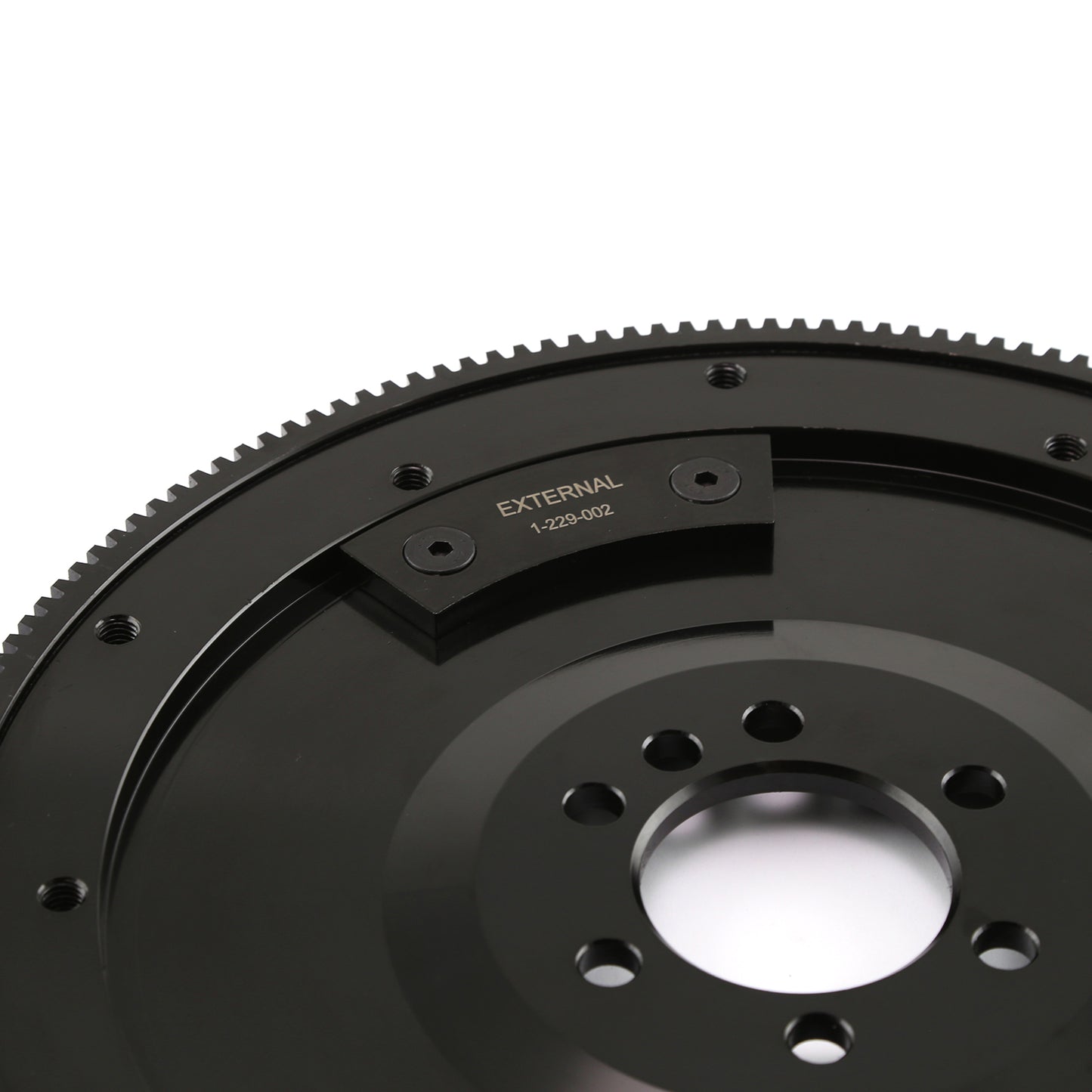 Volante SFI de 11" con óxido negro y 168 dientes para Chevy SBC 350 400 BBC 454, 2 piezas RMS