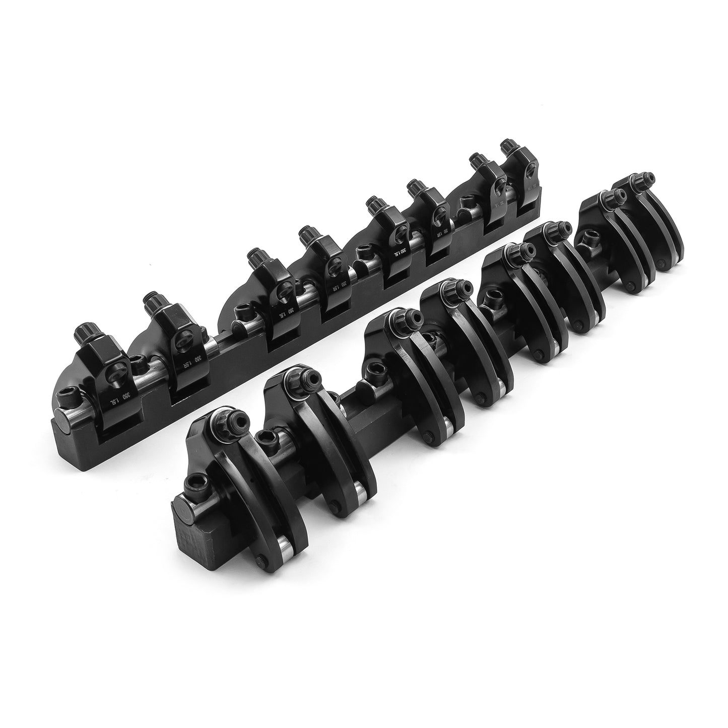 Juego de balancines de rodillos de aluminio DNA® con relación de eje 1.5 para Chevy SBC 350