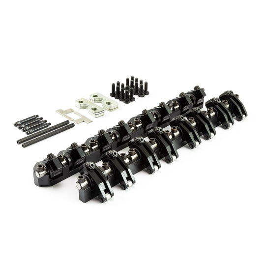 Juego de balancines de rodillos de aluminio DNA con relación de eje 1.8 para Chevy GM LS1