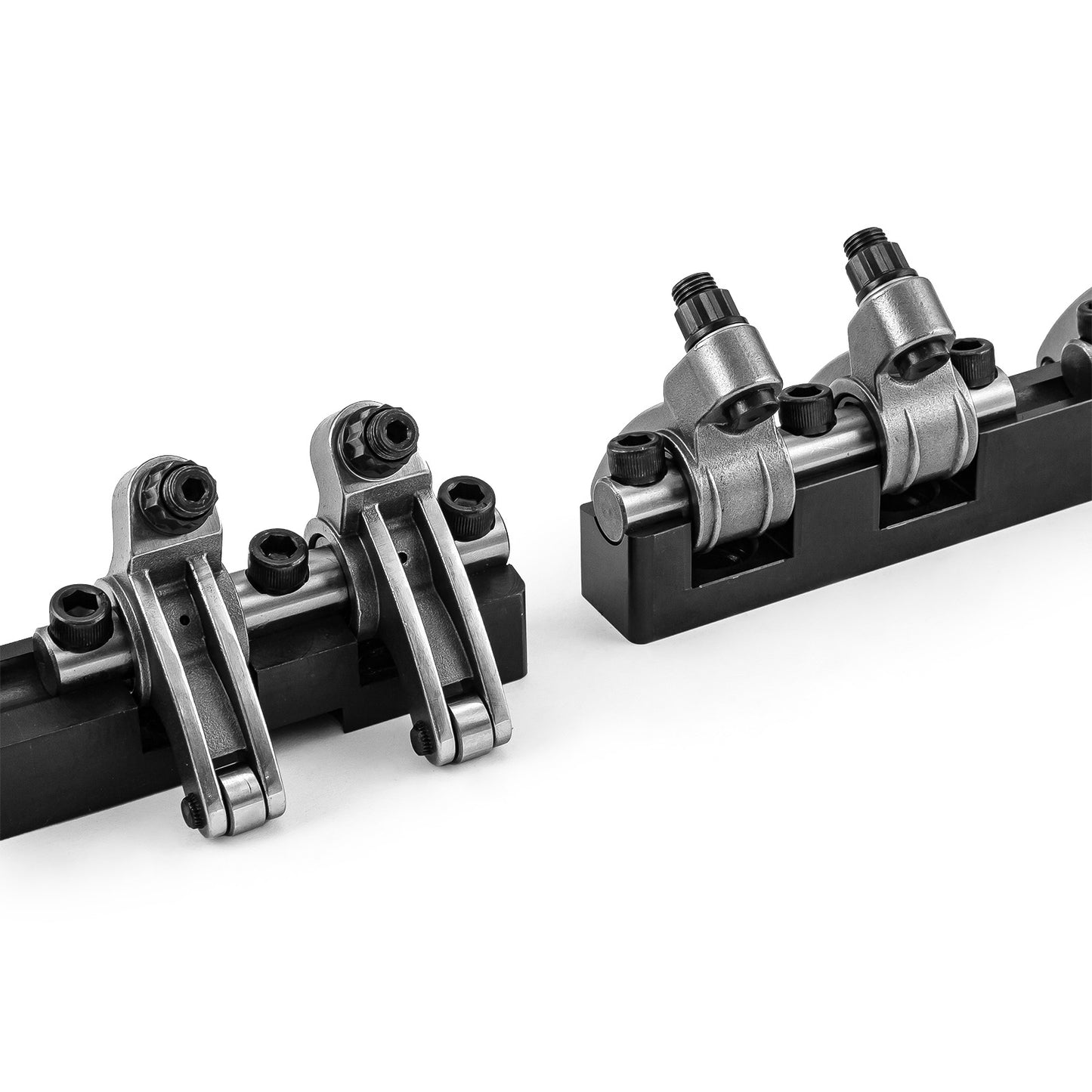 Balancines de rodillos de acero inoxidable DNA® con montaje de eje para Chevy SBC 350, relación 1.6