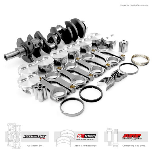 Kit de ensamblaje giratorio de 2 piezas con sello para Chevy SBC 350 de 3.750" y 383 ci - Serie Outlaw