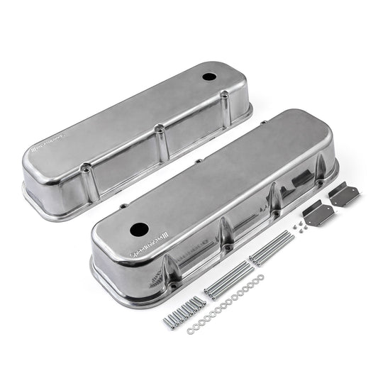 Tapas de válvulas de aluminio para Chevy BBC 454 [pulidas]
