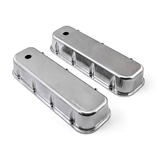Tapas de válvulas de aluminio para Chevy BBC 454 [pulidas]