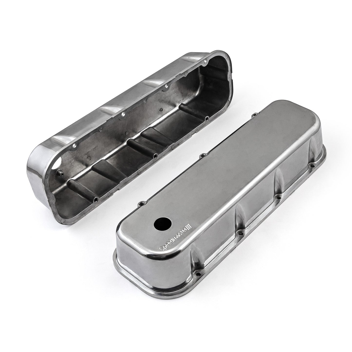 Tapas de válvulas de aluminio para Chevy BBC 454 [pulidas]