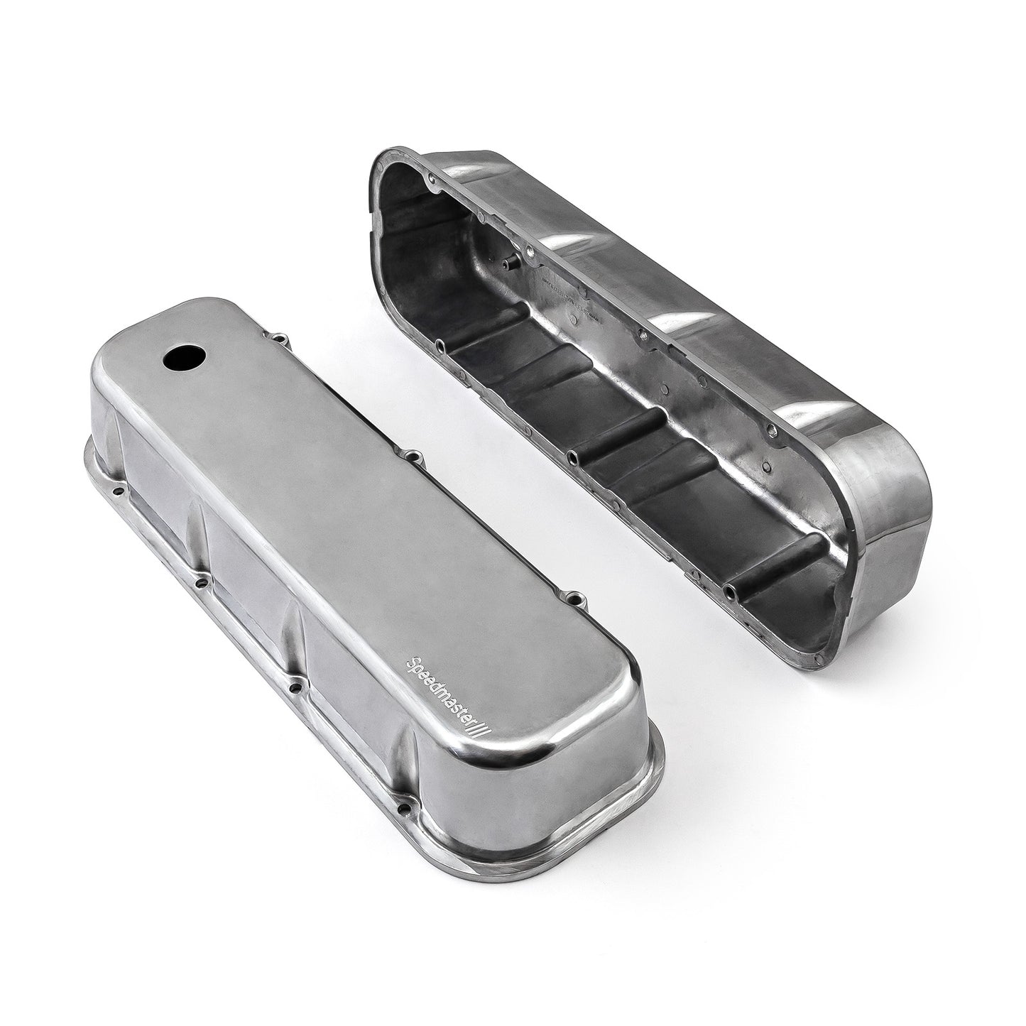 Tapas de válvulas de aluminio para Chevy BBC 454 [pulidas]