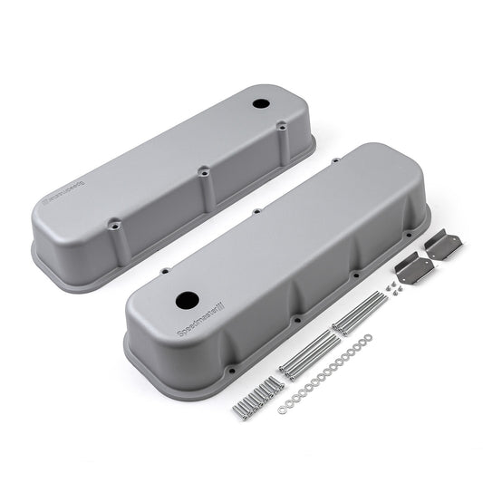 Tapas de válvulas de aluminio para Chevy BBC 454 [Plateadas]