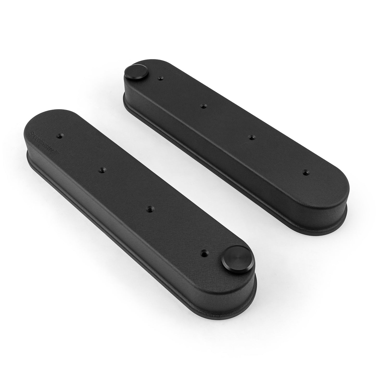 Tapas de válvulas de aluminio para Chevy GM LS1, LS2, LS3, LS6 y LS7 [Negras]