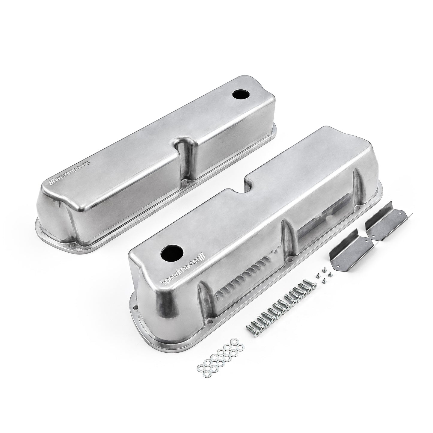 Tapas de válvulas de aluminio Windsor para Ford SB 289 302 351 [pulidas]