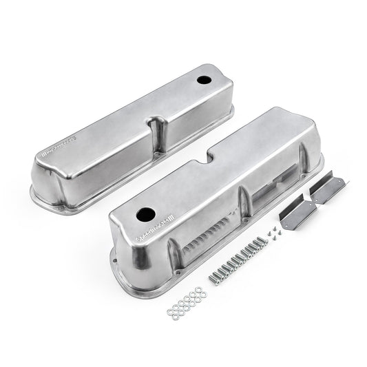 Tapas de válvulas de aluminio Windsor para Ford SB 289 302 351 [pulidas]